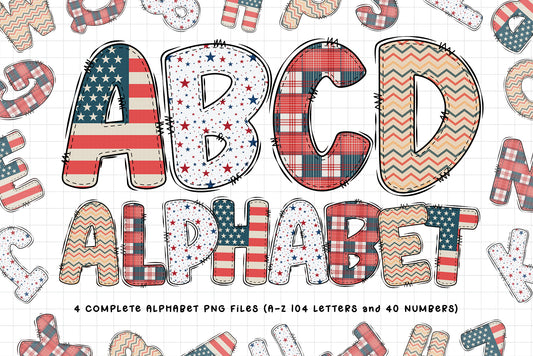 Retro 4th of July PNG