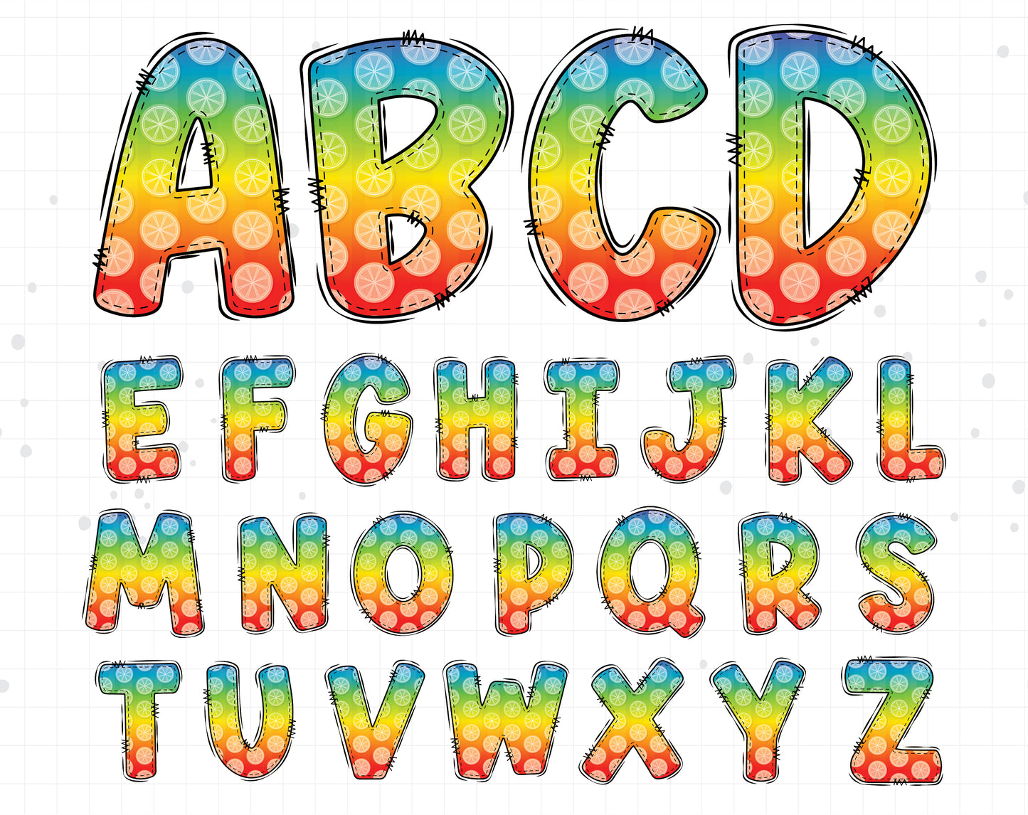 summer cocktail alphabet