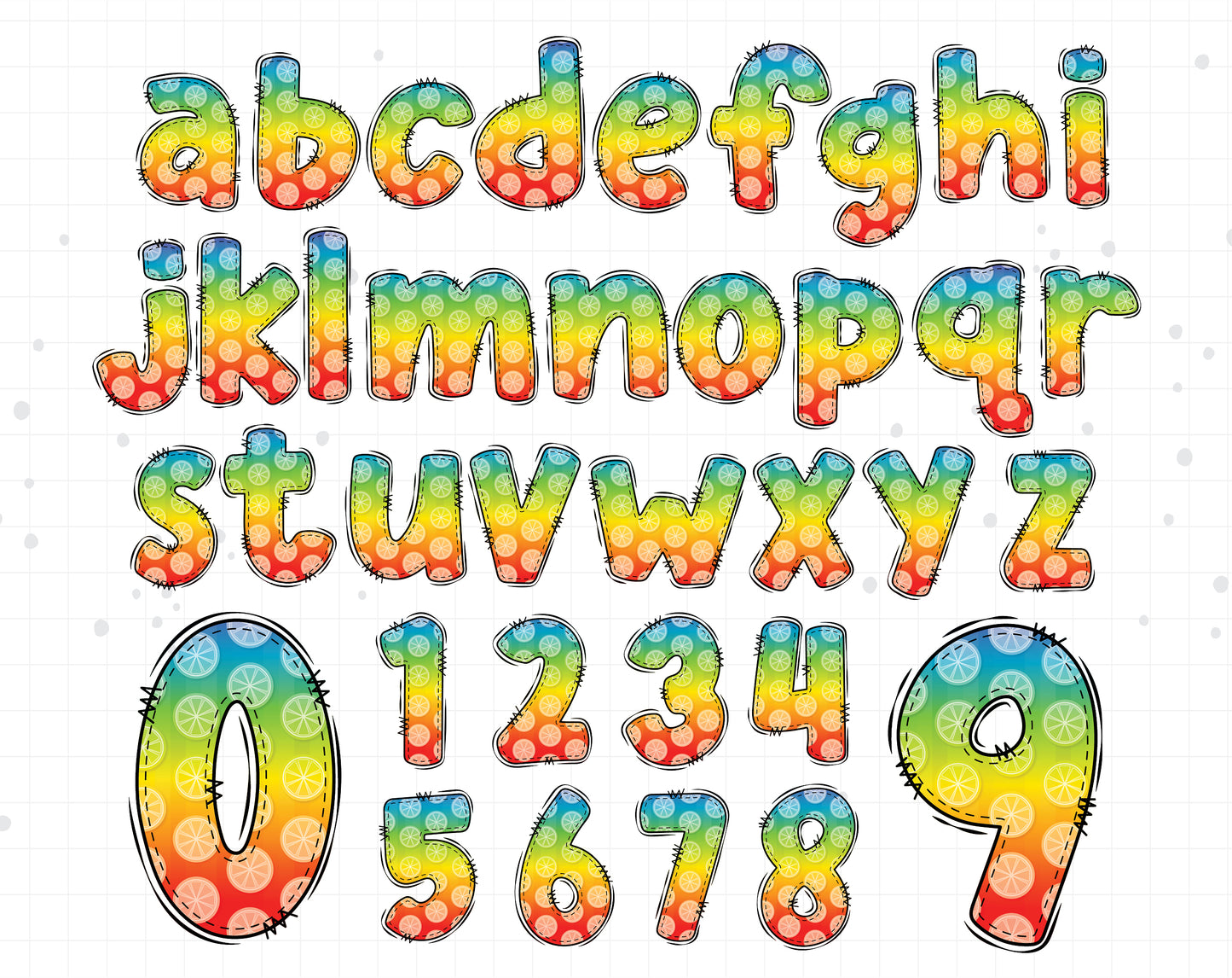 summer cocktail alphabet