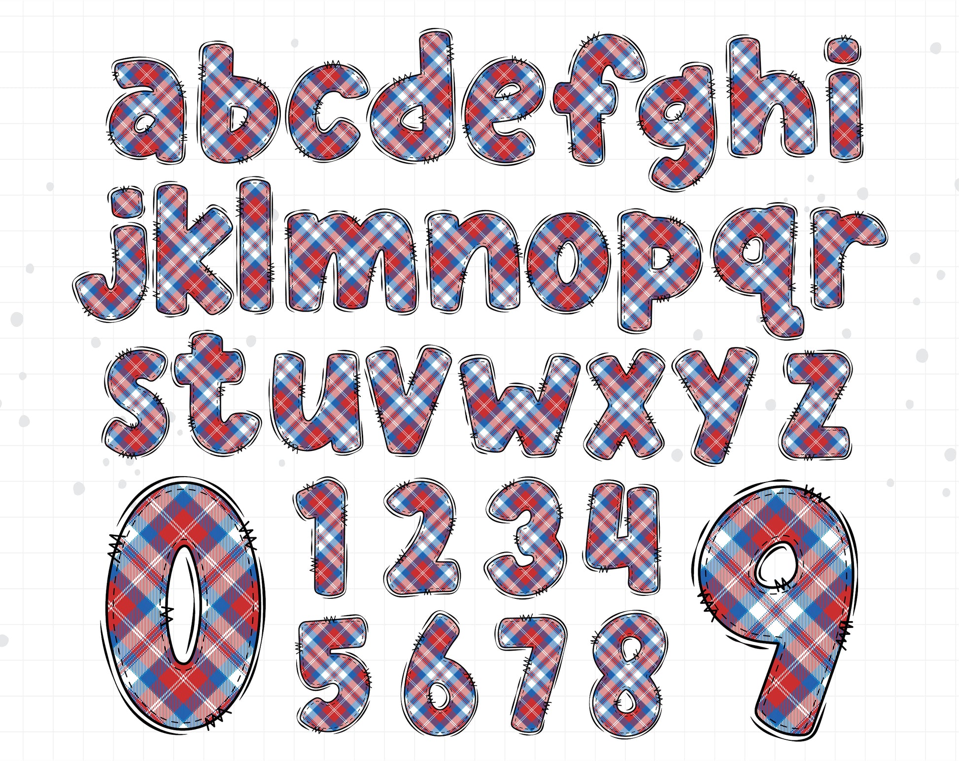 4th of july alphabet letters