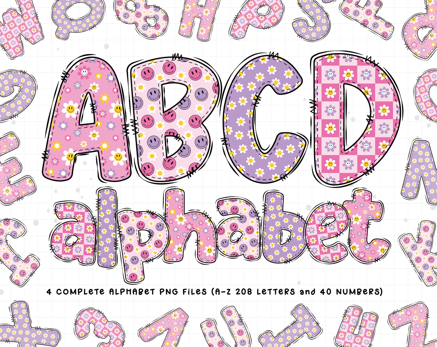 smiley face font