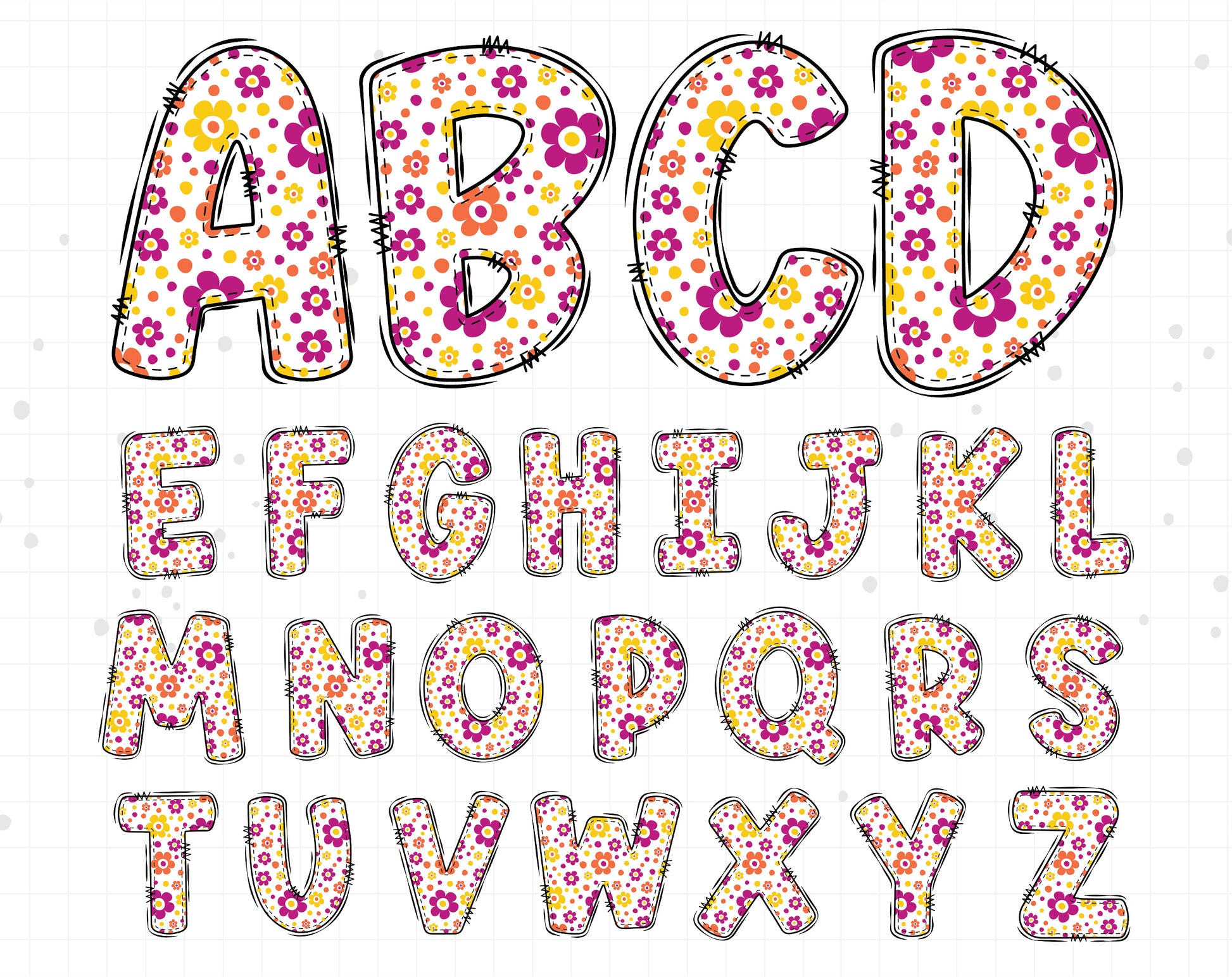 summer alphabet letters