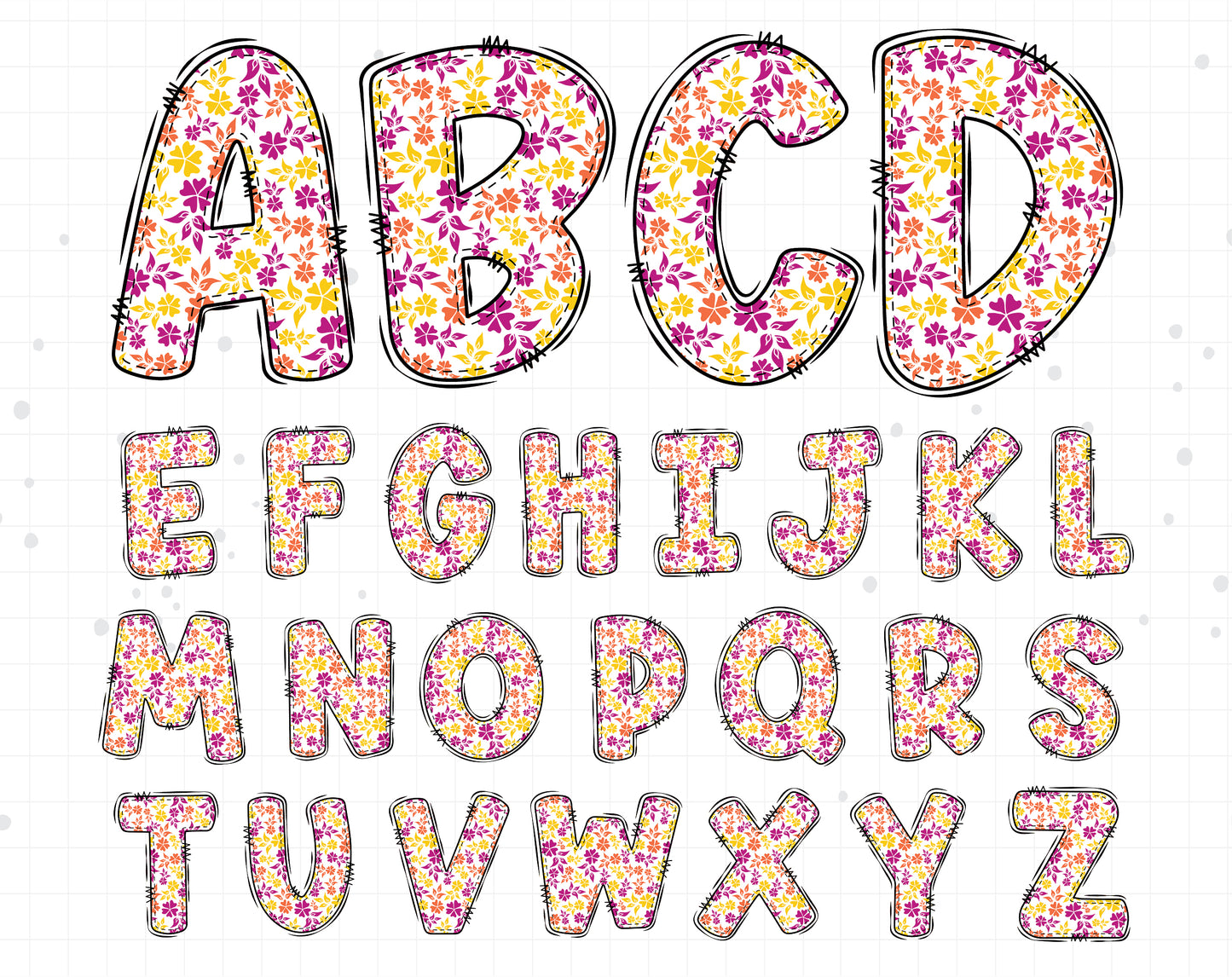 summer alphabet png