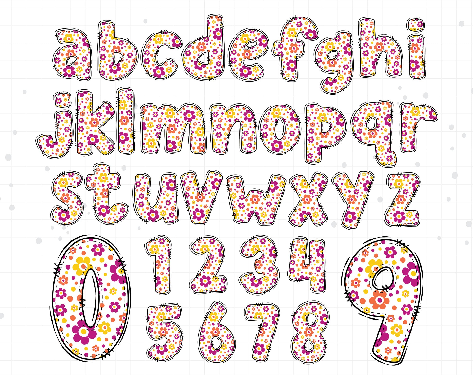 summer alphabet letters