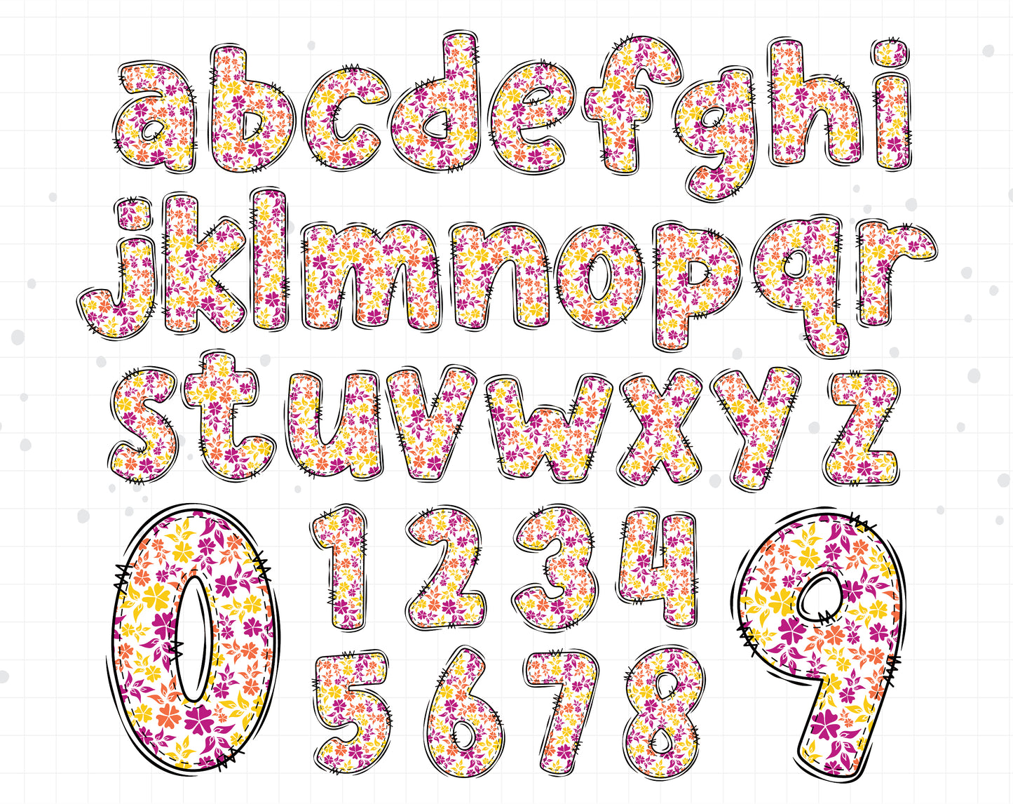 summer alphabet png