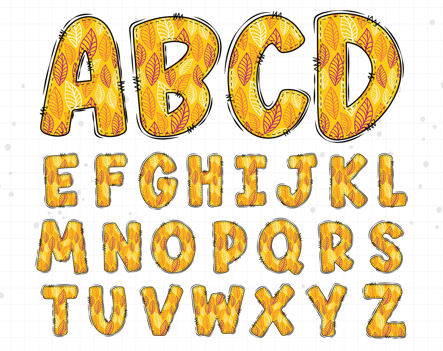 summer alphabet letters