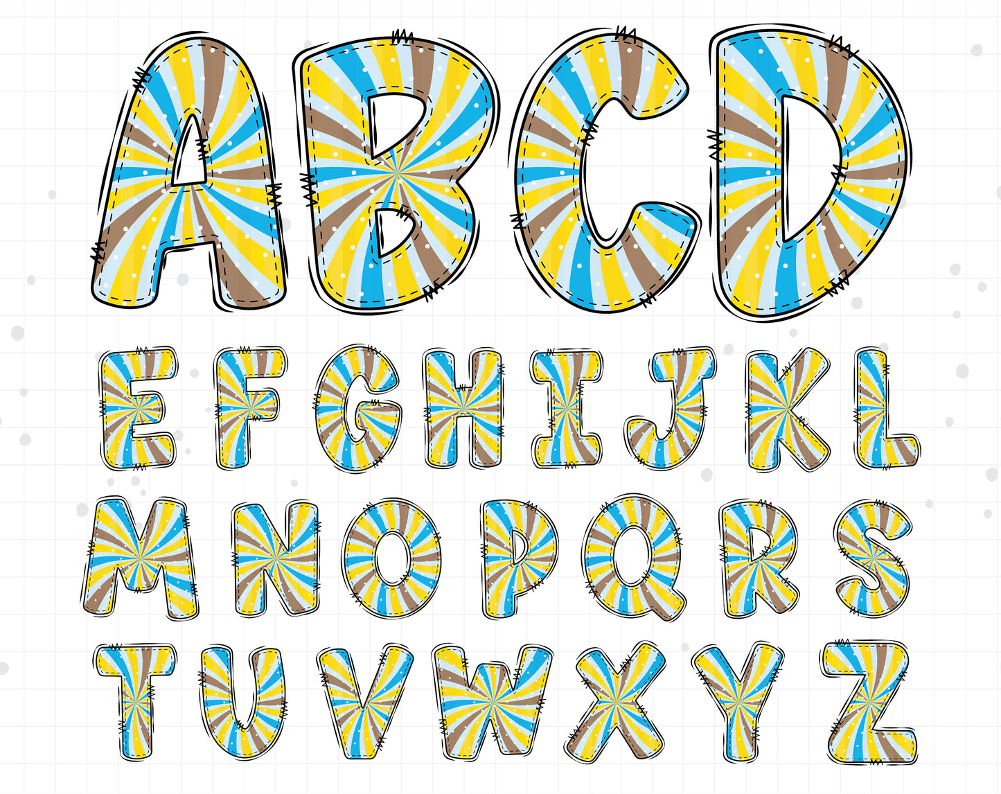 baby boy alphabet letters