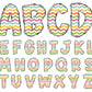 cactus doodle alphabet letters