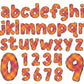 plaid summer alphabet png