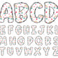 rainbow alphabet letters