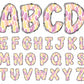 summer flower alphabet png