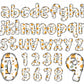 Bumble Bee Alphabet Sublimate