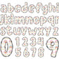 Rainbow Alphabet Sublimation