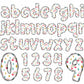 Rainbow Font Clipart PNG