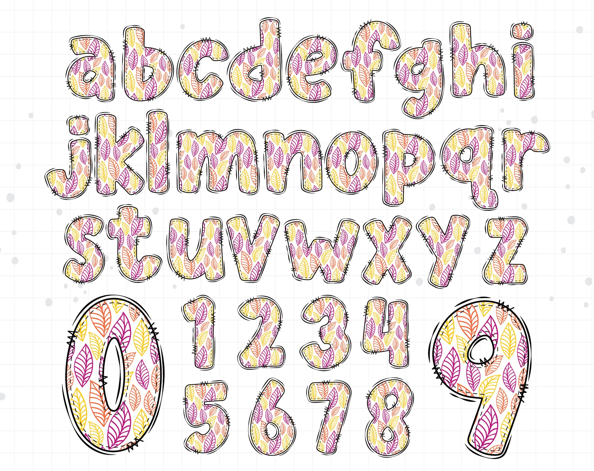 summer alphabet png