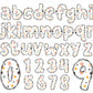 summer doodle alphabet png