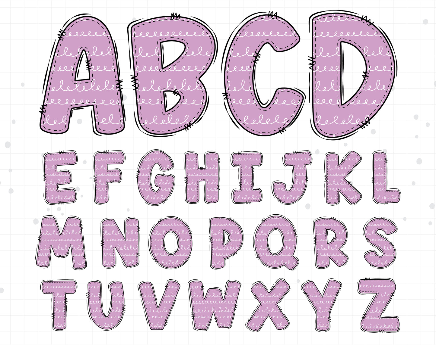 doodle letters png