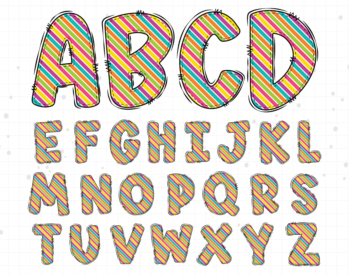 summer alphabet letters