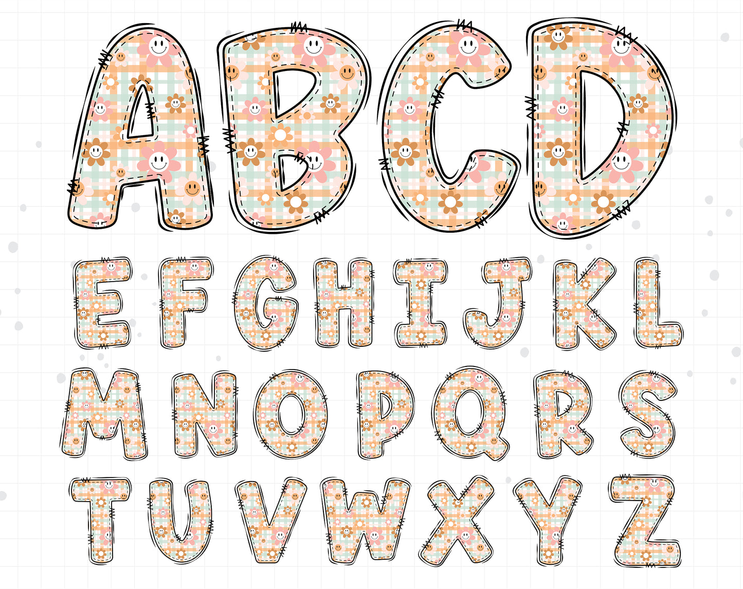 smiley face font png