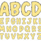 kids doodle alphabet letters