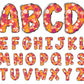 alphabet sublimation