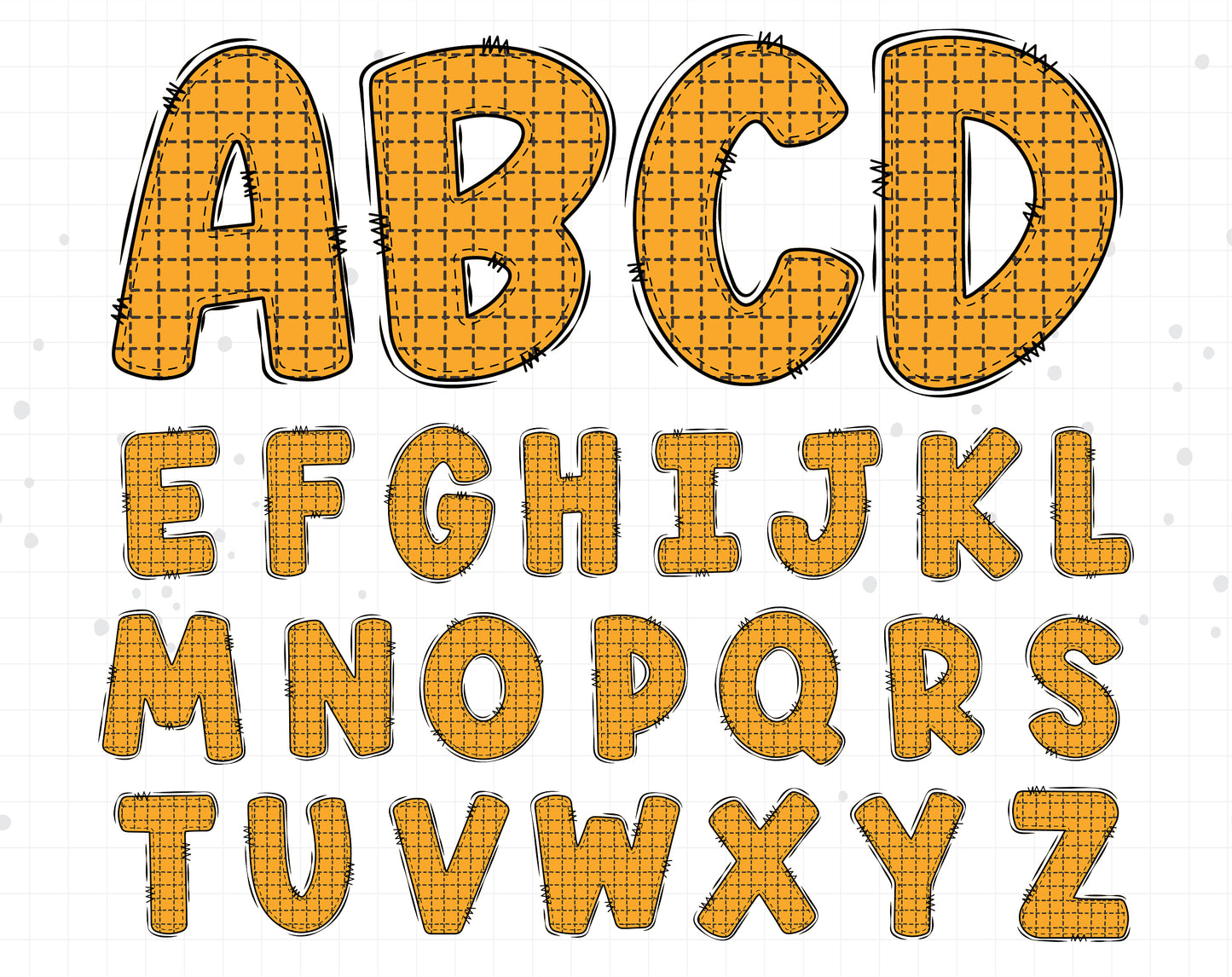 bumble bee doodle letters