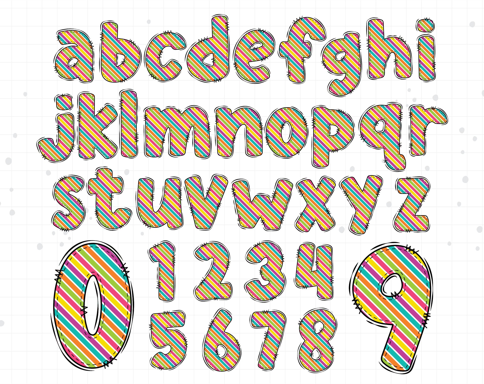 summer alphabet letters