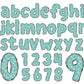 Rainbow Alphabet Sublimation