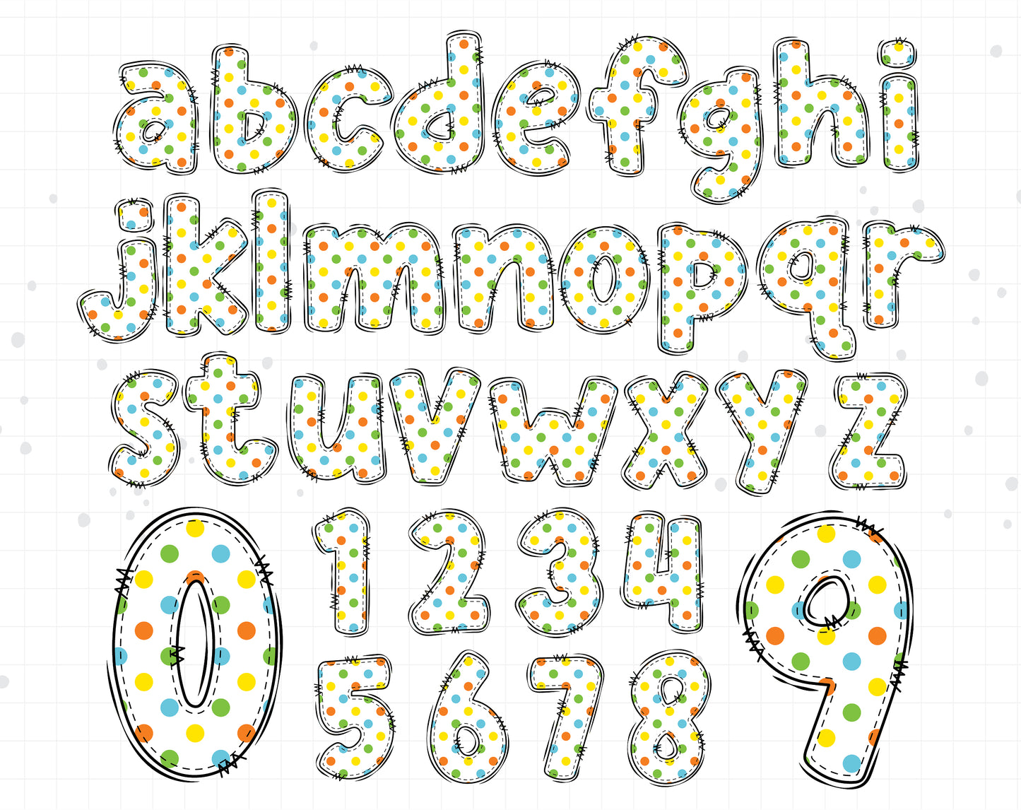 summer beach alphabet letters