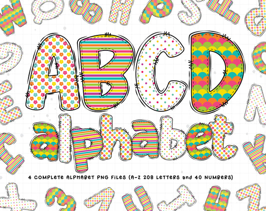 summer alphabet letters