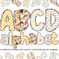 summer doodle alphabet letters