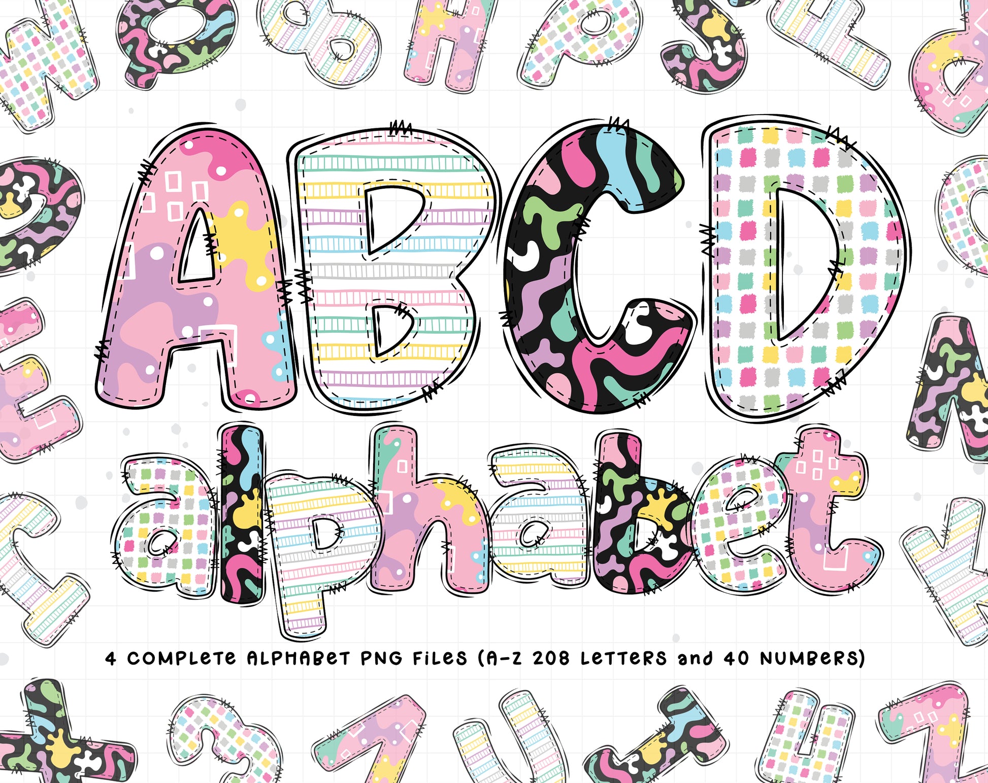 Leopard Alphabet Letters Sublimation Graphic by KumaBearStudio