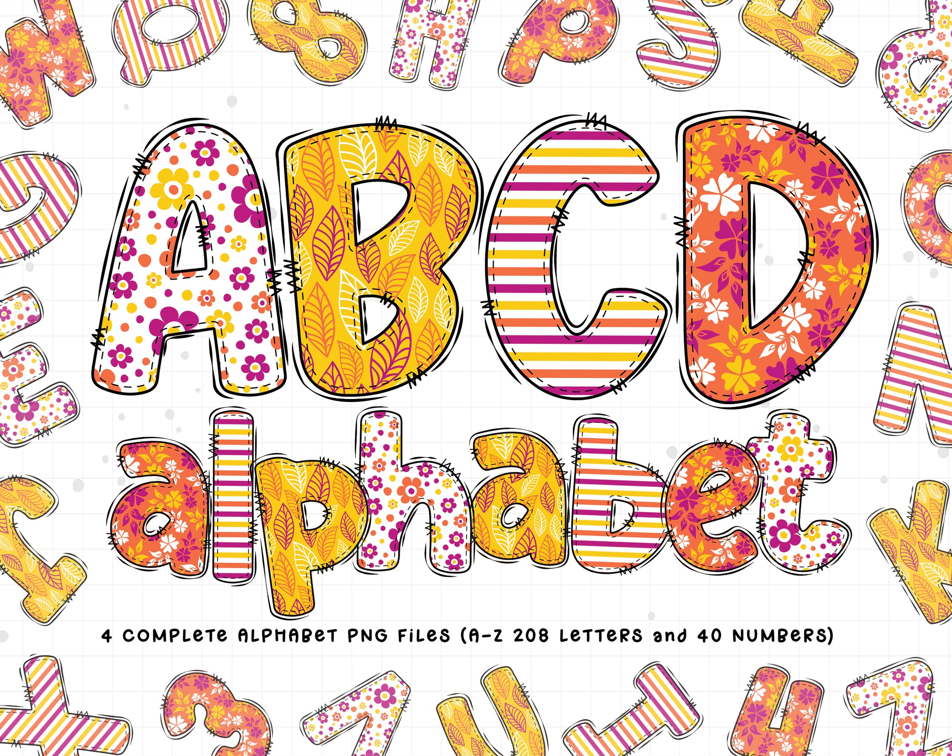 summer alphabet letters