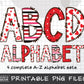 Valentines Alphabet PNG