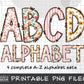 Floral Alphabet Letters