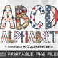 4th of July PNG Letters