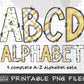 New Year Doodle Alphabet Letters