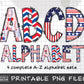 4th of July PNG Letters