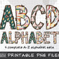 Vintage Summer Doodle Letters Bundle