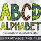 Mardi Gras Doodle Alphabet Bundle