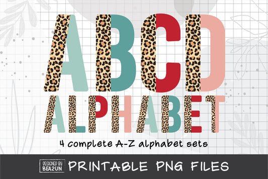 Leopard Print Alphabet