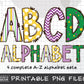 Mardi Gras Alphabet Letter