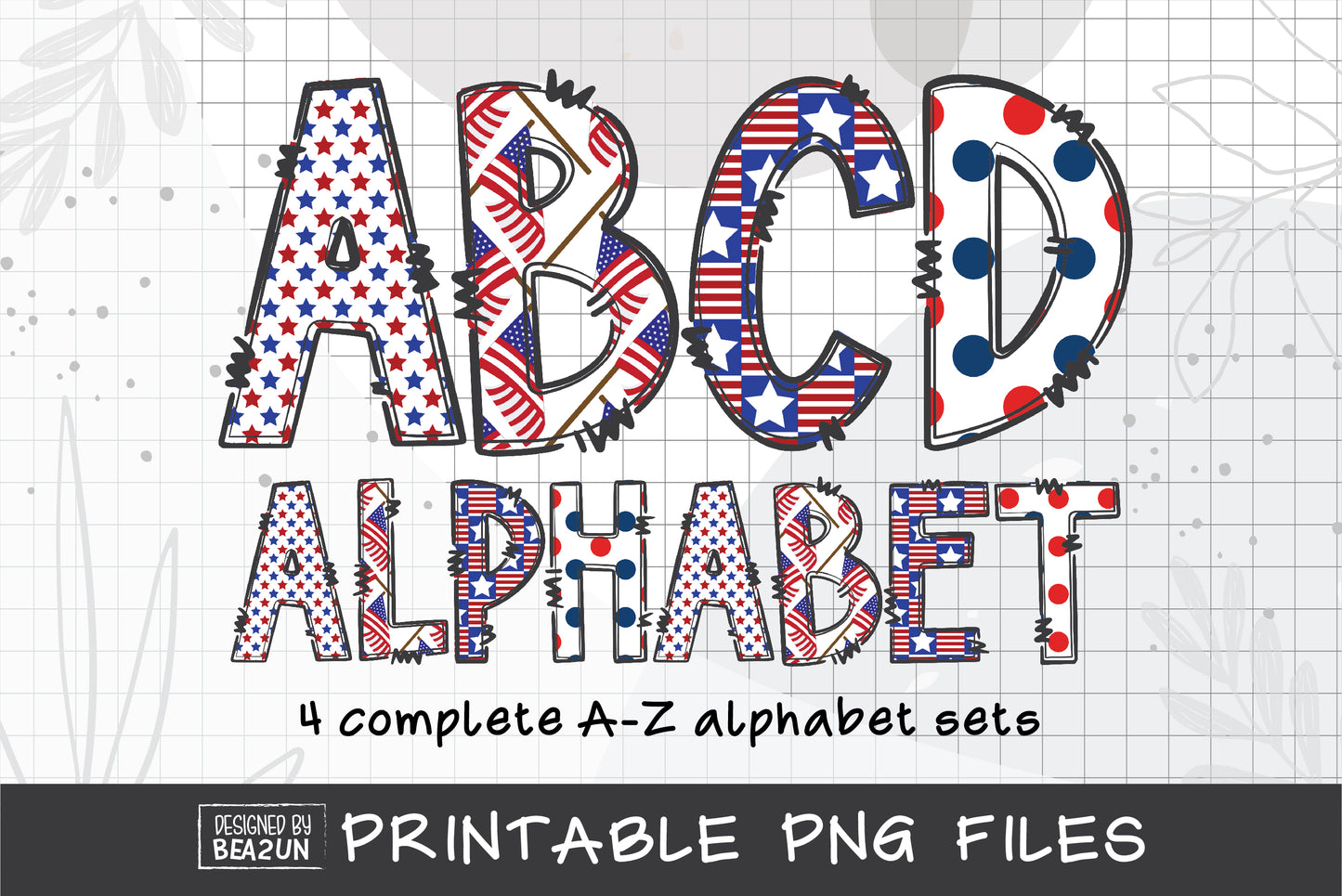 4th of July Alphabet