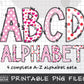 Valentines Alphabet PNG