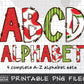 Watermelon Summer Doodle Alphabet Bundle