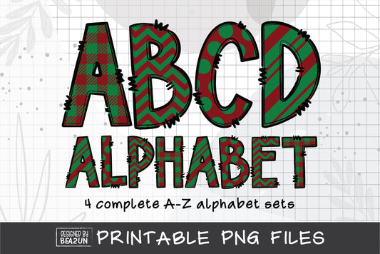 Christmas Alphabet Letters