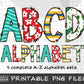 Summer Doodle Alphabet Letters