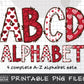 Valentine Alphabet PNG