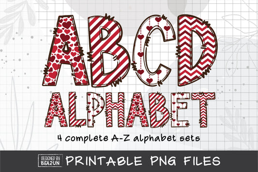 Love Alphabet Letters PNG