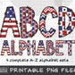 Patriotic Alphabet PNG